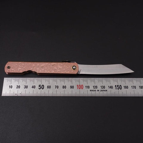 Higonokami Aogami #2 Mizushibuki Rose 100mm-[Musashi]-[Couteaux de cuisine japonais]