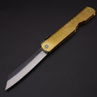 Higonokami Aogami #2 Or Brillant 100mm-[Musashi]-[Couteaux de cuisine japonais]