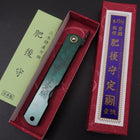 Higonokami Aogami #2 Or Jade 100mm-[Musashi]-[Couteaux de cuisine japonais]