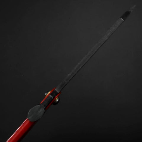 Higonokami Aogami #2 Revêtement Inox Tsuchime Rouge 100mm-[Musashi]-[Couteaux de cuisine japonais]