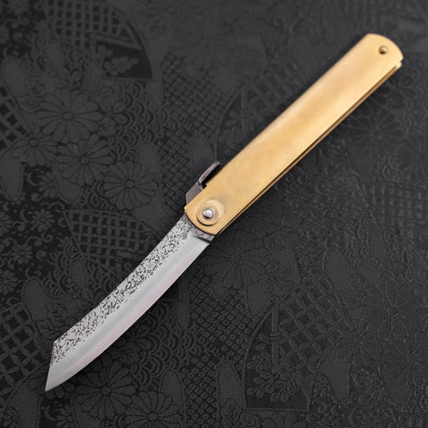 Higonokami Aogami #2 Tsuchime Cuivre 120mm-[Musashi]-[Couteaux de cuisine japonais]