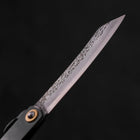Higonokami Aogami #2 Tsuchime Noir 120mm-[Musashi]-[Couteaux de cuisine japonais]