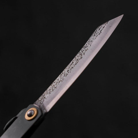 Higonokami Aogami #2 Tsuchime Noir 120mm-[Musashi]-[Couteaux de cuisine japonais]