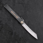 Higonokami Aogami #2 Tsuchime Noir 120mm-[Musashi]-[Couteaux de cuisine japonais]