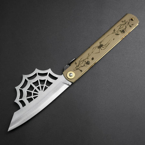 Higonokami Blue Steel #2 Spider 90mm (3.5”)