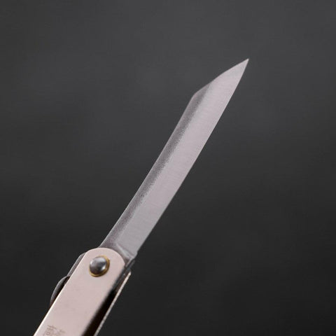 Higonokami Full Steel Argent 100mm-[Musashi]-[Couteaux de cuisine japonais]