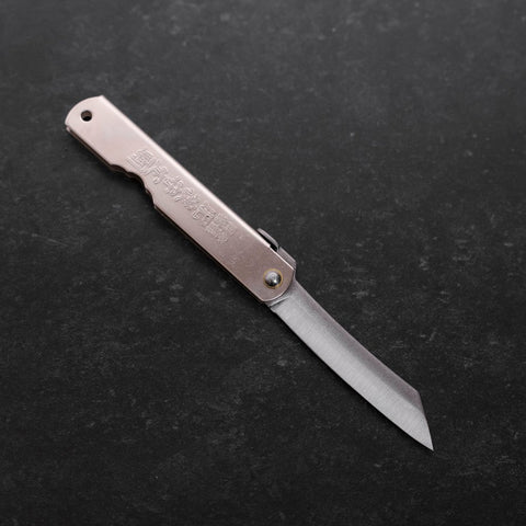 Higonokami Full Steel Argent 100mm-[Musashi]-[Couteaux de cuisine japonais]