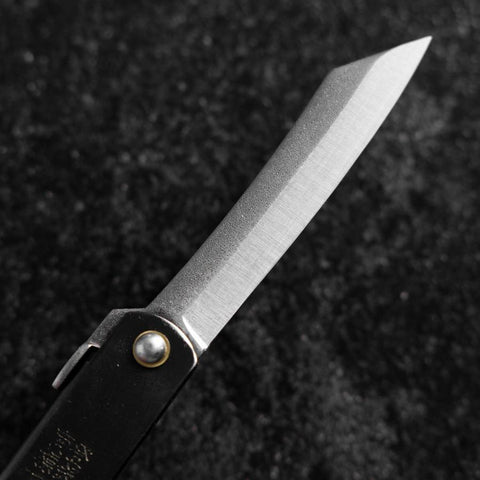 Higonokami Tout Acier 100mm Noir-[Musashi]-[Couteaux de cuisine japonais]