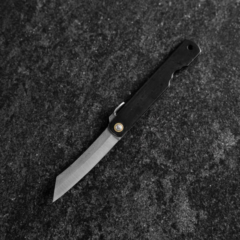 Higonokami Tout Acier 90mm Noir-[Musashi]-[Couteaux de cuisine japonais]