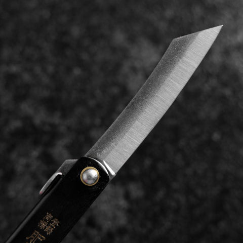 Higonokami Tout Acier 90mm Noir-[Musashi]-[Couteaux de cuisine japonais]