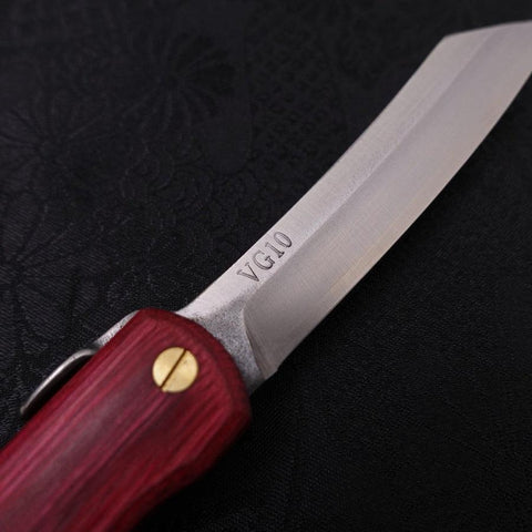Higonokami VG-10 Beni Boisé 110mm-[Musashi]-[Couteaux de cuisine japonais]