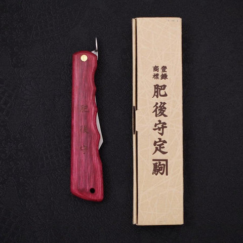 Higonokami VG-10 Beni Boisé 110mm-[Musashi]-[Couteaux de cuisine japonais]