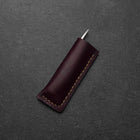 Higonokami VG-10 Couteau d’Extérieur 60 mm en Bois Stabilisé avec Étui en Cuir-[Musashi]-[Couteaux de cuisine japonais]