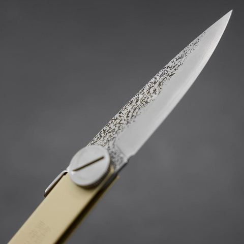 Higonokami VG-10 Couteau de Poche 75mm avec Pochette en Cuir-[Musashi]-[Couteaux de cuisine japonais]