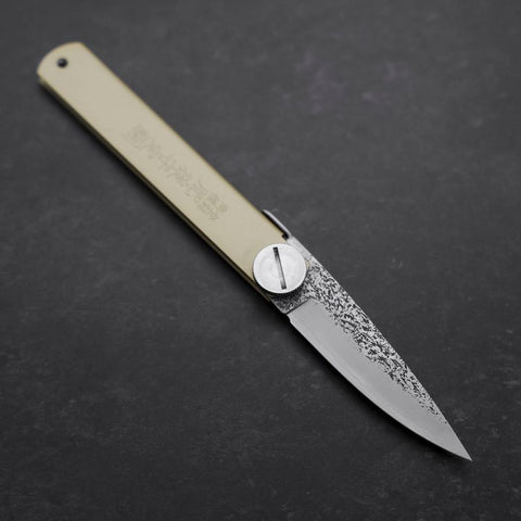 Higonokami VG-10 Couteau de Poche 75mm avec Pochette en Cuir-[Musashi]-[Couteaux de cuisine japonais]