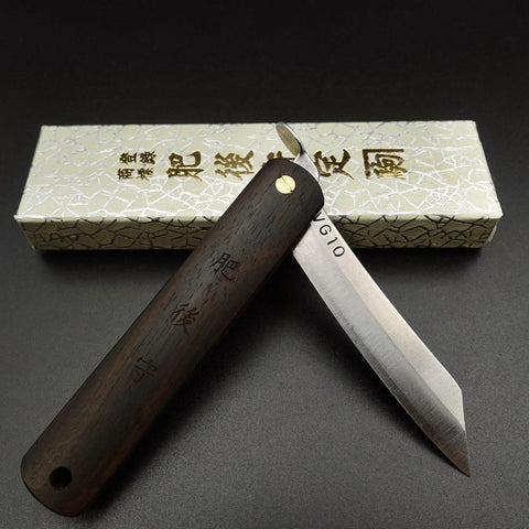 Higonokami VG-10 Ebène 100mm-[Musashi]-[Couteaux de cuisine japonais]