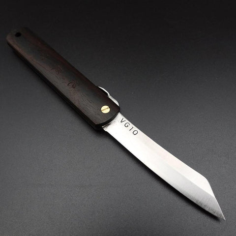 Higonokami VG-10 Ebène 100mm-[Musashi]-[Couteaux de cuisine japonais]