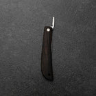 Higonokami VG-10 Kaki Noir Couteau d’Extérieur 60 mm avec Étui en Cuir Rouge Vin-[Musashi]-[Couteaux de cuisine japonais]