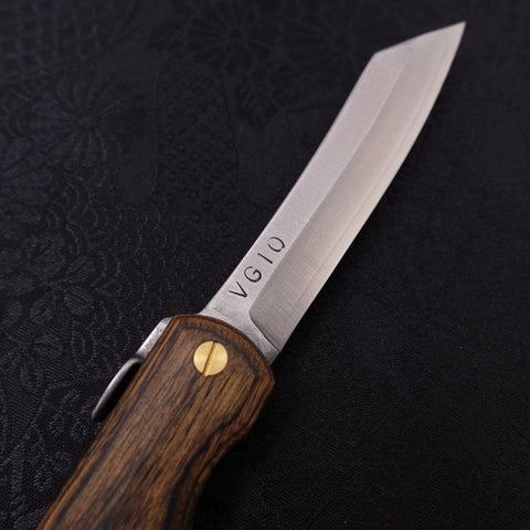 Higonokami VG-10 Noyer Boisé 110mm-[Musashi]-[Couteaux de cuisine japonais]