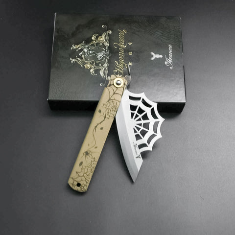 Higonokami VG-10 Toile d'Araignée 90mm-[Musashi]-[Couteaux de cuisine japonais]