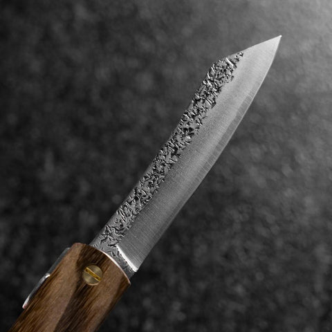 Higonokami VG-10 Tsuchime Bois naturel 100mm-[Musashi]-[Couteaux de cuisine japonais]