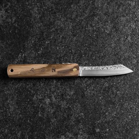 Higonokami VG-10 Tsuchime Bois naturel 100mm-[Musashi]-[Couteaux de cuisine japonais]