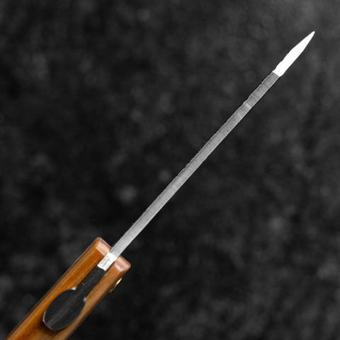 Higonokami VG-10 Tsuchime Bois naturel Jaune 100mm-[Musashi]-[Couteaux de cuisine japonais]