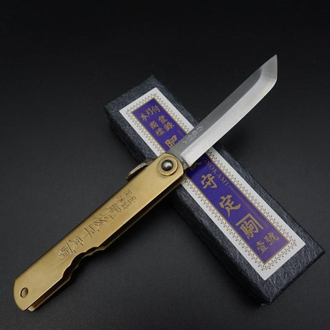 Higonokami White Steel #2 en Forme d'Épée 100mm-[Musashi]-[Couteaux de cuisine japonais]