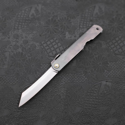 Higonokami Yasukihagane Noir 100mm-[Musashi]-[Couteaux de cuisine japonais]