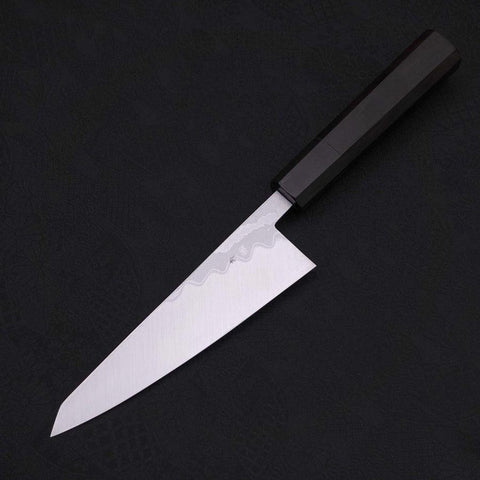 Honesuki Blue Steel #2 Damas Manche en Buffle et Ébène 150mm-[Musashi]-[Couteaux de cuisine japonais]