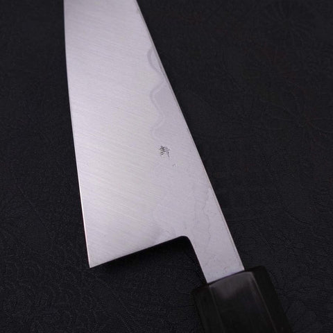 Honesuki Blue Steel #2 Damas Manche en Buffle et Ébène 150mm-[Musashi]-[Couteaux de cuisine japonais]