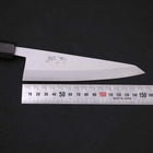 Honesuki Blue Steel #2 Damas Manche en Buffle et Ébène 150mm-[Musashi]-[Couteaux de cuisine japonais]