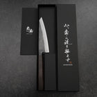 Honesuki Blue Steel #2 Kurouchi Manche en Ébène 150mm-[Musashi]-[Couteaux de cuisine japonais]