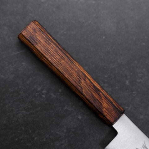 Honesuki Blue Super Revêtement Inox Poli Manche Sumi Urushi 150mm-[Musashi]-[Couteaux de cuisine japonais]