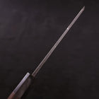Honesuki Blue Steel #2 Kurouchi Manche en Buffle et Bois de Wengé 150mm-[Musashi]-[Couteaux de cuisine japonais]