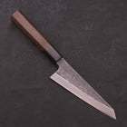 Honesuki Blue Steel #2 Kurouchi Manche en Buffle et Bois de Wengé 150mm-[Musashi]-[Couteaux de cuisine japonais]