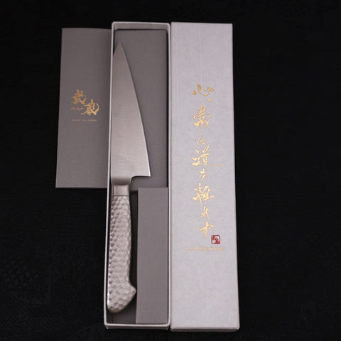 Honesuki AUS-8 Inox Intégral Manche Occidental 150mm-[Musashi]-[Couteaux de cuisine japonais]