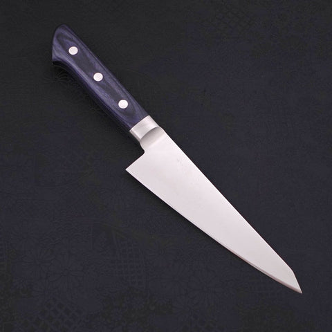 Honesuki Couteau à Désosser Honesuki AUS-8 Manche Occidental Bleu 150mm-[Musashi]-[Couteaux de cuisine japonais]
