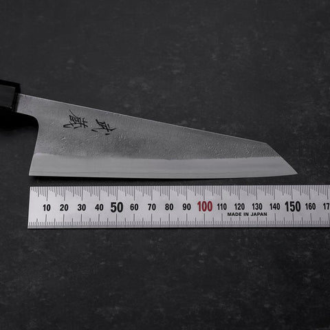 Honesuki SKD11 Nashiji Manche en Ébène 150mm-[Musashi]-[Couteaux de cuisine japonais]