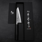 Honesuki SKD11 Nashiji Manche en Ébène 150mm-[Musashi]-[Couteaux de cuisine japonais]