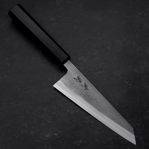 Honesuki SKD11 Nashiji Manche en Ébène 150mm-[Musashi]-[Couteaux de cuisine japonais]