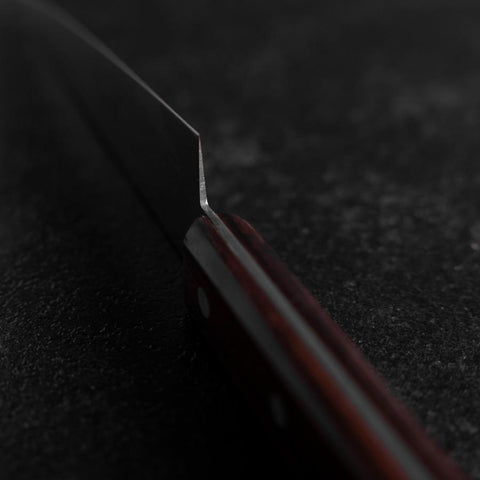 Honesuki SLD Poli Manche Occidental Marron 150mm-[Musashi]-[Couteaux de cuisine japonais]