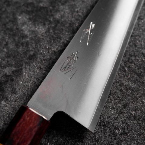 Honesuki Silver Steel #3 Miroir Manche en Zelkova 180mm-[Musashi]-[Couteaux de cuisine japonais]