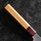 Honesuki Silver Steel #3 Miroir Manche en Zelkova 180mm-[Musashi]-[Couteaux de cuisine japonais]
