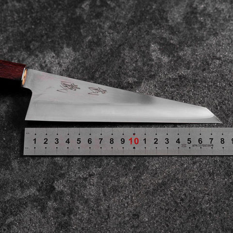Honesuki Silver Steel #3 Miroir Manche en Zelkova 180mm-[Musashi]-[Couteaux de cuisine japonais]