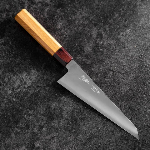 Honesuki Silver Steel #3 Miroir Manche en Zelkova 180mm-[Musashi]-[Couteaux de cuisine japonais]