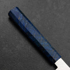 Honesuki VG-10 Damas Manche en Bois de Bouleau Bleu 150mm-[Musashi]-[Couteaux de cuisine japonais]