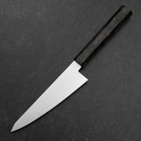 Honesuki VG-10 Damas Manche en Bois de Bouleau Gris 150mm-[Musashi]-[Couteaux de cuisine japonais]