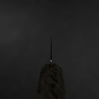 Honesuki VG-10 Damas Manche en Bois de Bouleau Gris 150mm-[Musashi]-[Couteaux de cuisine japonais]