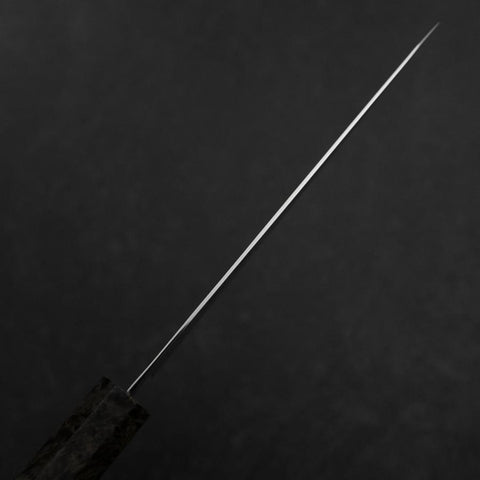 Honesuki VG-10 Damas Manche en Bois de Bouleau Gris 150mm-[Musashi]-[Couteaux de cuisine japonais]